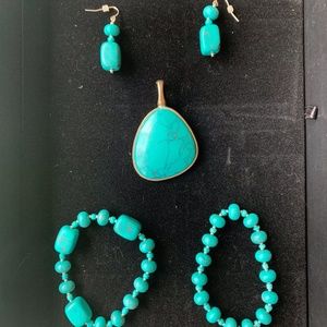 Retired Premier Designs "Cabo" Turquoise Set